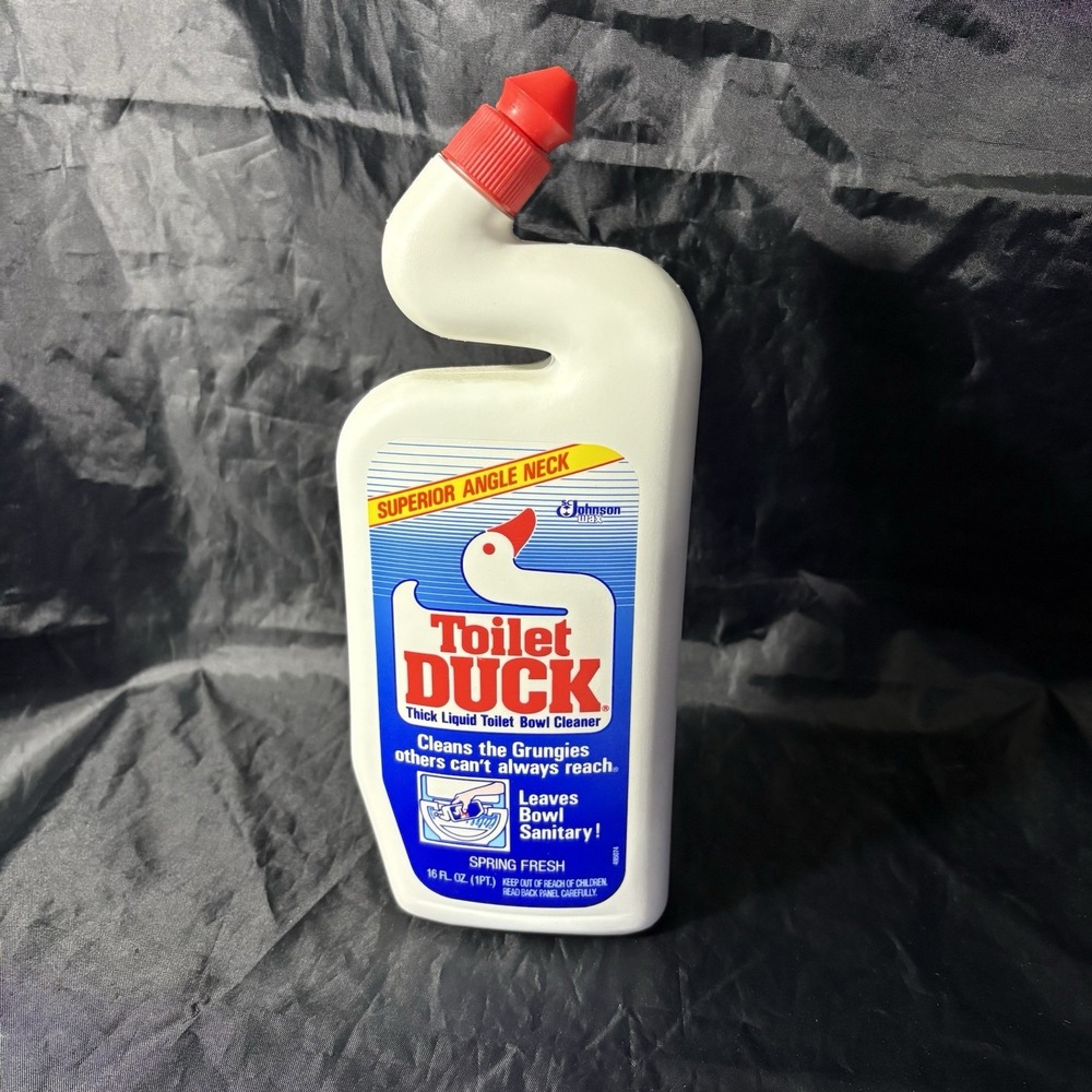 Nearly Full Toilet Duck Bottle 16 oz - Spring Fresh Display Prop (1993)